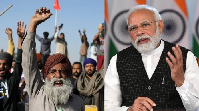 किसान आंदोलन , पीएम मोदी