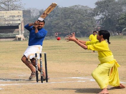 काशी Cricket match
