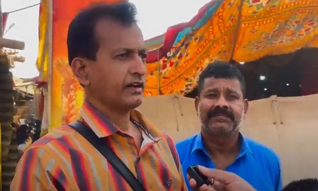 Bangladeshi Hindu devotee in Mahakumbh