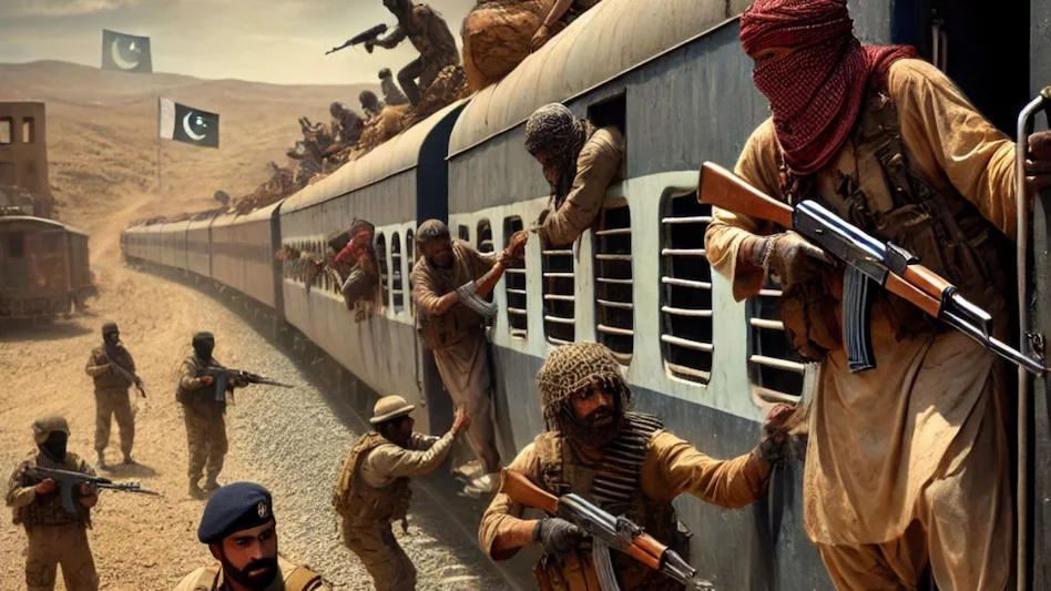PAKISTAN TRAIN HIJACK