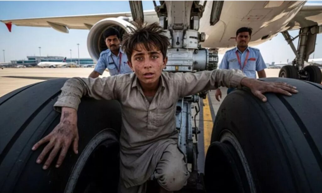 Afghanistan Boy Delhi Airport