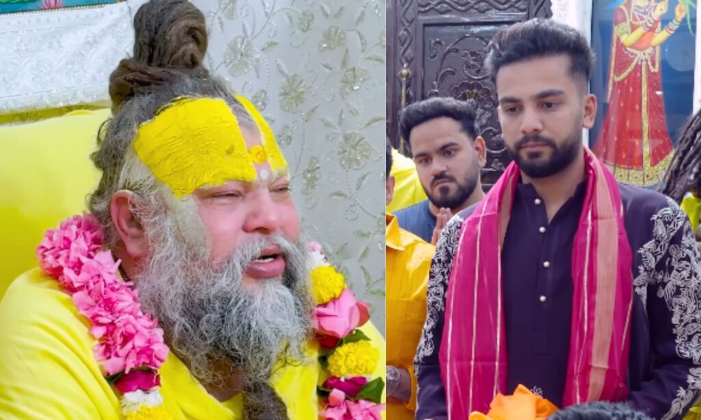 Elvish Yadav Visits Premanand Ji Maharaj
