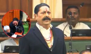 Anant Singh Nitish Kumar Feet Touch