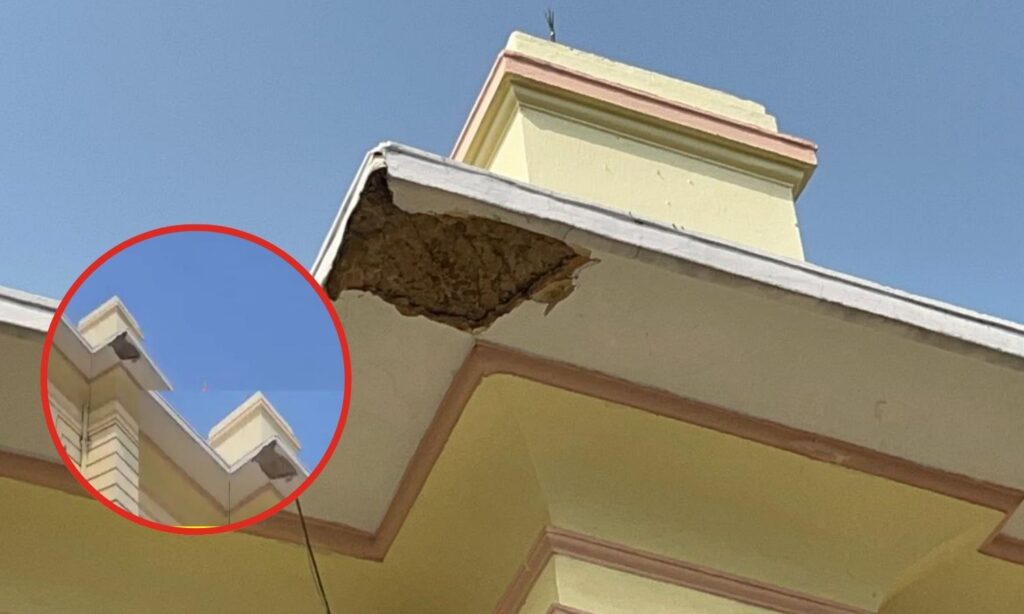 Bihar Assembly Roof Debris Fall