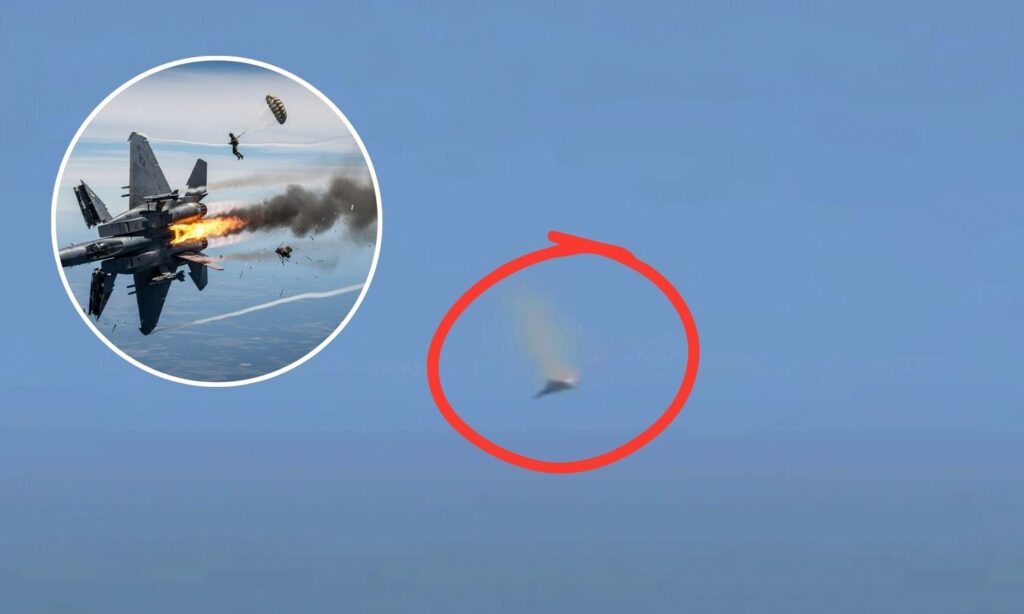 US F-15 fighter jet crash