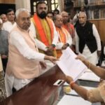 Nitish Kumar files Rajya Sabha nomination