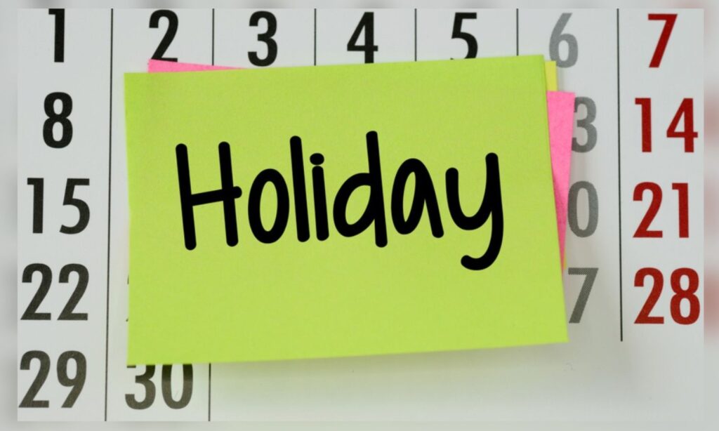 GOVT Holiday List