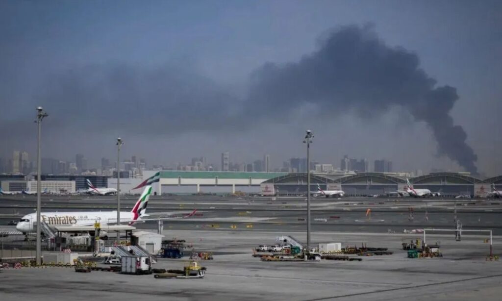 Dubai Airport Iran Drone Attack