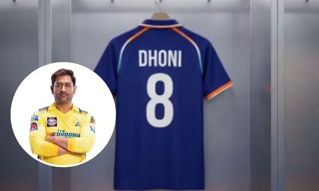 Dhoni Jersey Number Change