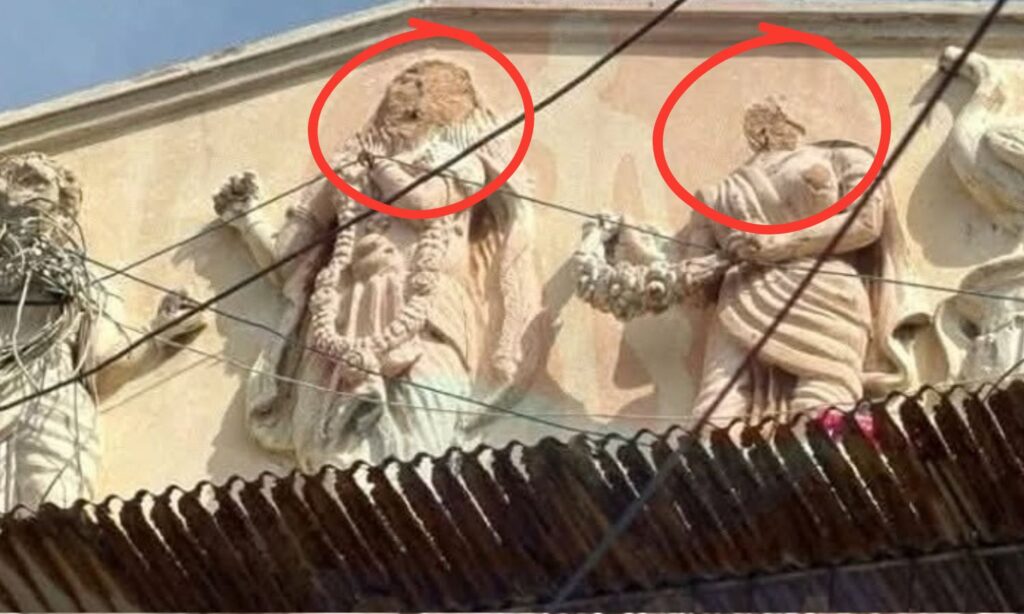 Karachi Krishna Statue Vandalized