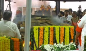 Asha Bhosle Funeral