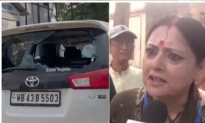 Attack on Agnimitra Paul Car