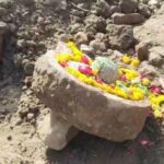 Shivalinga Discovered During Tunnel Excavation