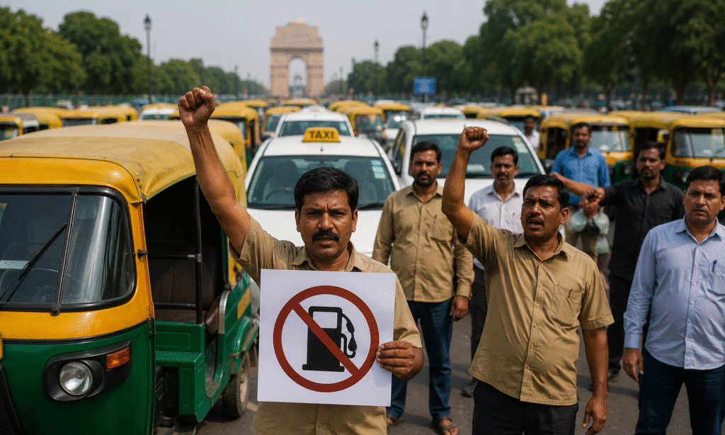 Delhi Taxi Strike