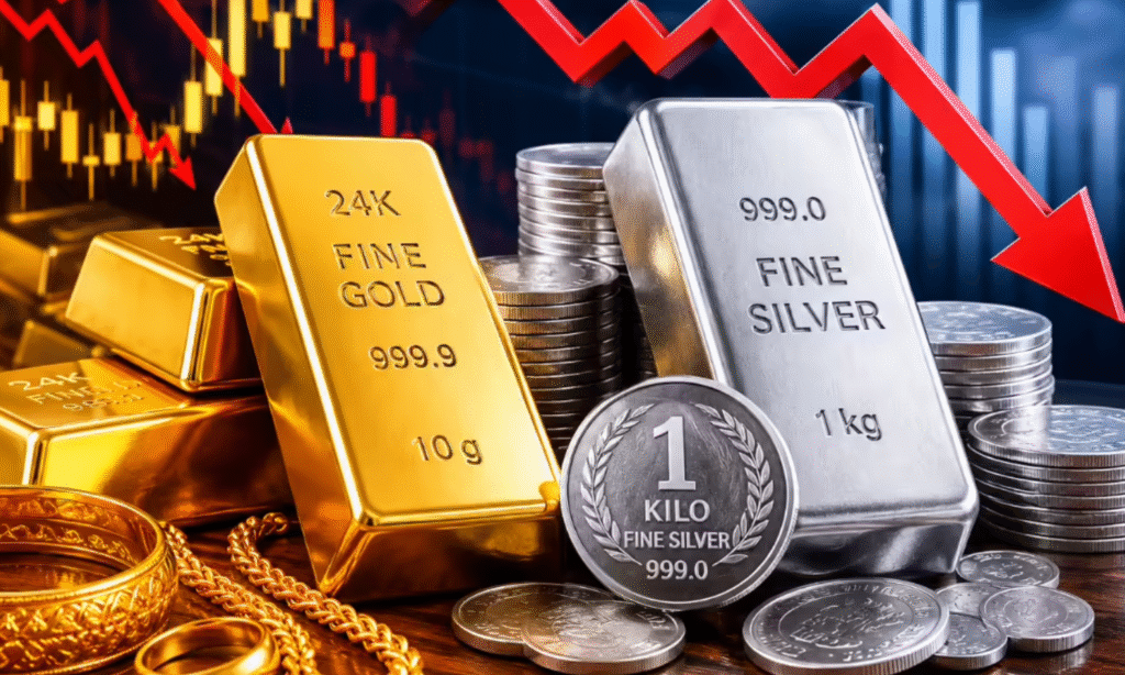 Gold Silver Price Drop