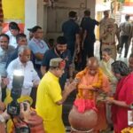 CM Yogi visits Pitambara Peeth Datia