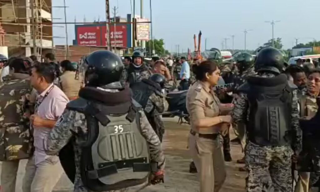 Datia violent protests